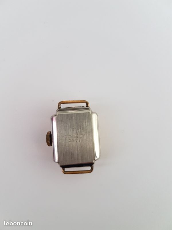 Montre ANCRE femme, carrée 15 rubis, à remontoir, sans bracelet (image 2)
