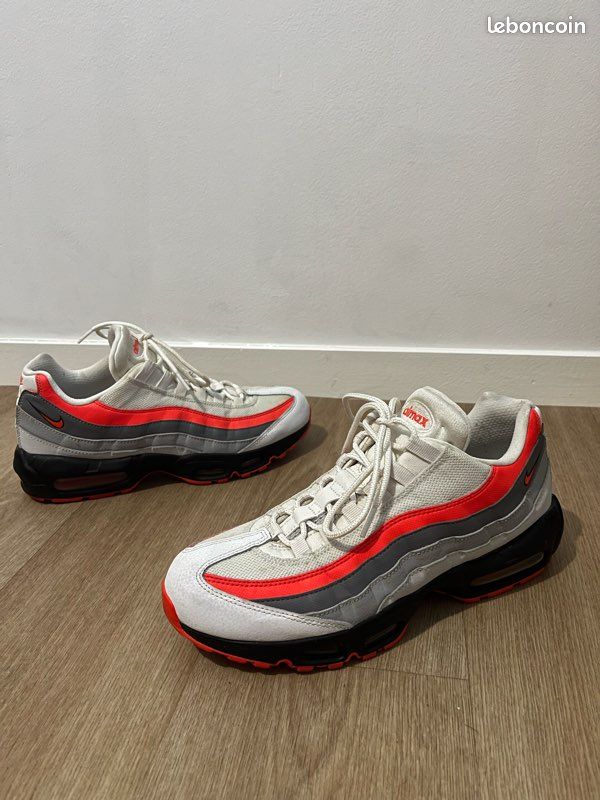 Nike air Max 95 homme - taille 43 - Néon / Hot Coral (image 2)