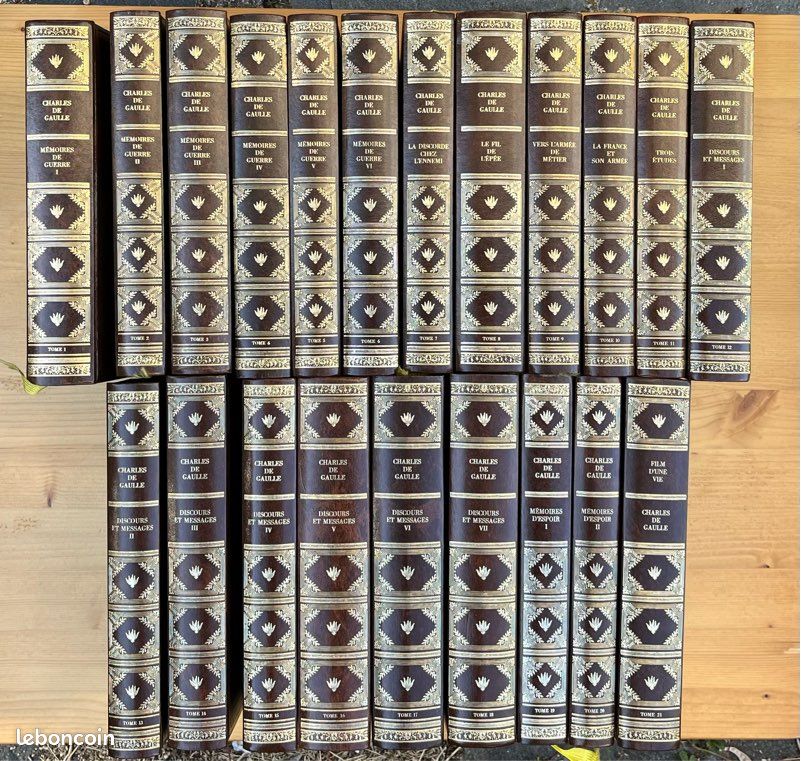 Collection complète Charles de Gaulle – Œuvres complètes – 21 tomes (image 2)