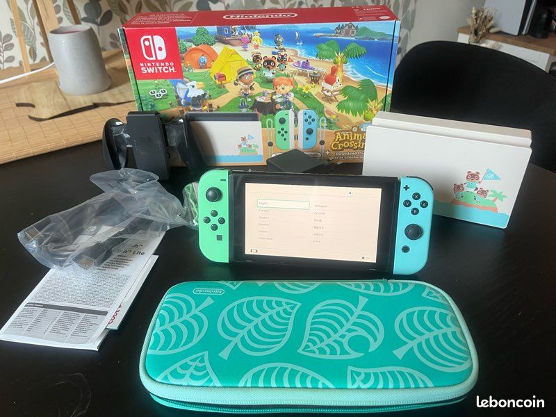 Nintendo Switch édition limitée Animal Crossing New Horizons (image 1)