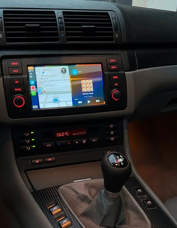 Autoradio Android GPS Bluetooth Wifi bmw e46 M3 318 320 325 330 335 rover  75 dsp CarPlay - Équipement auto
