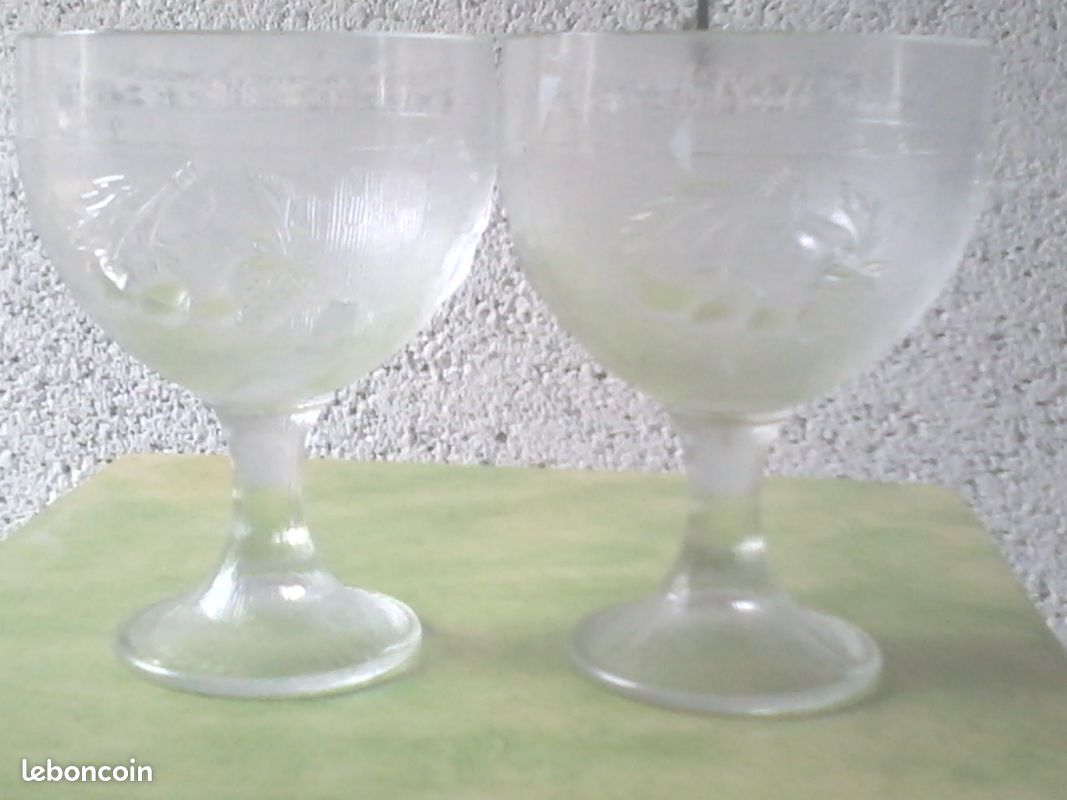 Duo de coupe en cristal (image 1)