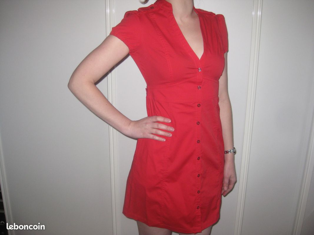Robe rouge Mango T.M (image 1)