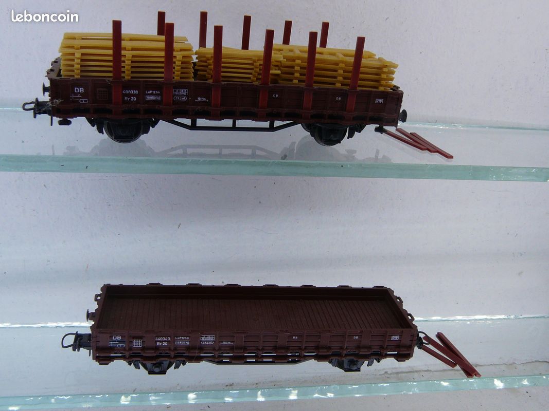 Lot De 3 Wagons Roco Ho - BLS 46622 - Neuf En Boîte - Modélisme Ferroviaire
