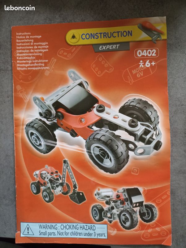 Coffret valise du jeu de construction Meccano n°0402 (image 4)