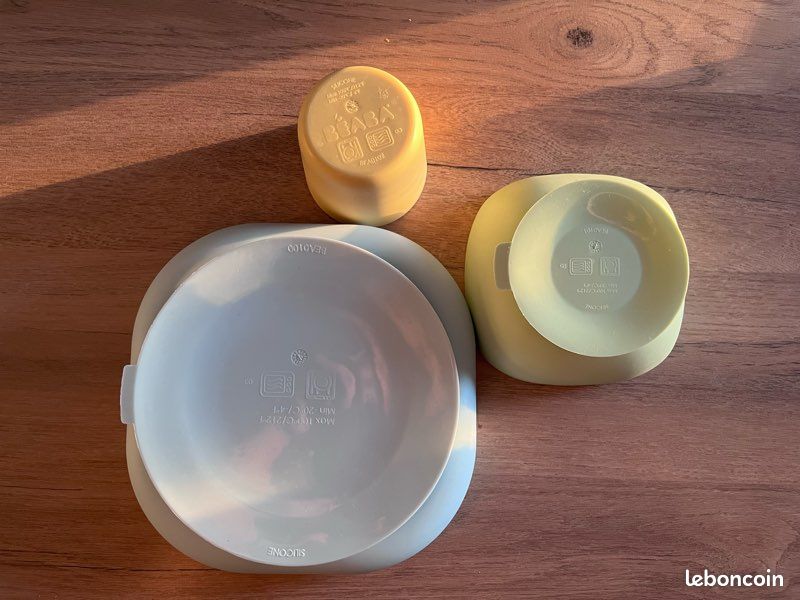 Set assiettes silicone Beaba (image 5)