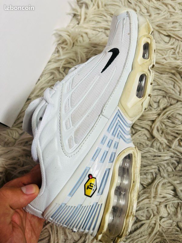 Plus Triple White Air Max Tn All White Nike Air Max Plus Trainers