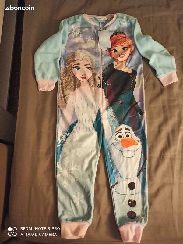 Bluey Pyjama Sale Pyjama Fille La Reine Des Neiges 5/6 Ans ,bleu