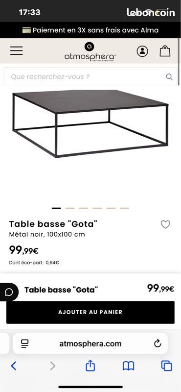Table basse (image 3)
