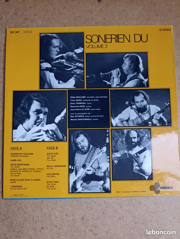 Lot de 5 albums bretons vinyles 33tr/mn, dont 1 double (image 14)