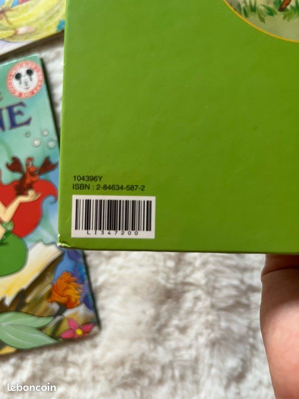 Lot de 3 livres Disney bambi la petite sirène et la belle au bois dormant (image 3)