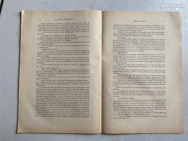 La petite illustration 1934. « service aérien « (image 5)