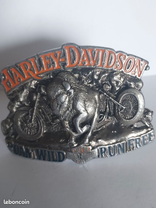 Boucle ceinture Harley Davidson vintage Accessoires Bagagerie