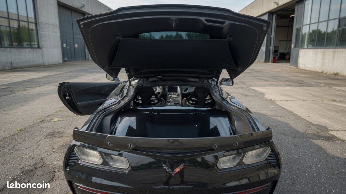 CHEVROLET CORVETTE C7 3LZ Z06 Z07 – SIEGES CARBONE – AERO CARBONE PACK 39000 km 89700 TTC (image 3)