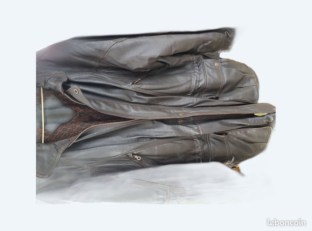 Vends Veste trois quart cuir ovin (image 1)