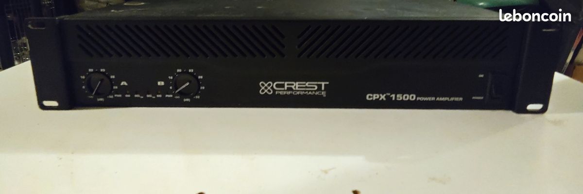 Enceinte Peveyb pro 15+Amplificateur de puissance Crest Performance CPX 1500 (image 4)