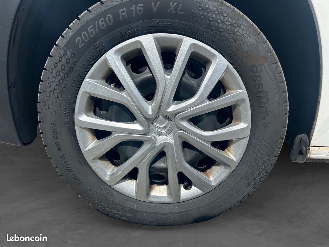 CITROEN BERLINGO III TAILLE M 1000KG BLUEHDI 100 S&S CLUB 3PL 102Ch Garantie 12 mois (image 17)