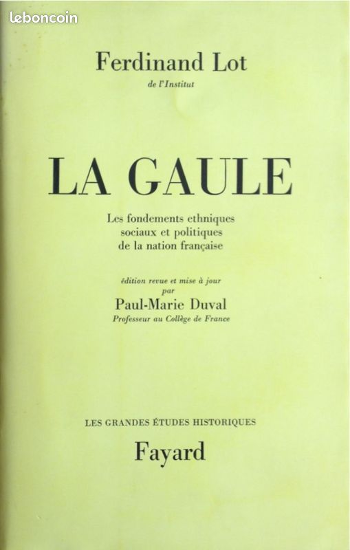 La Gaule de Ferdinant Lot (image 1)
