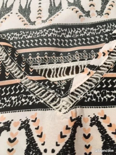 Top d'été léger M&S Mode motifs ethniques (image 5)