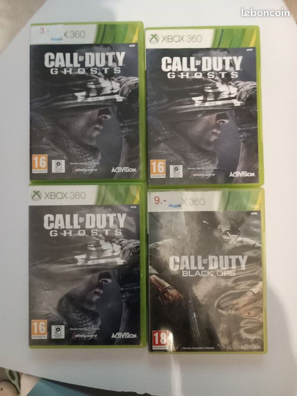 Xbox+xbox camera + call of duty+mannettes (image 4)