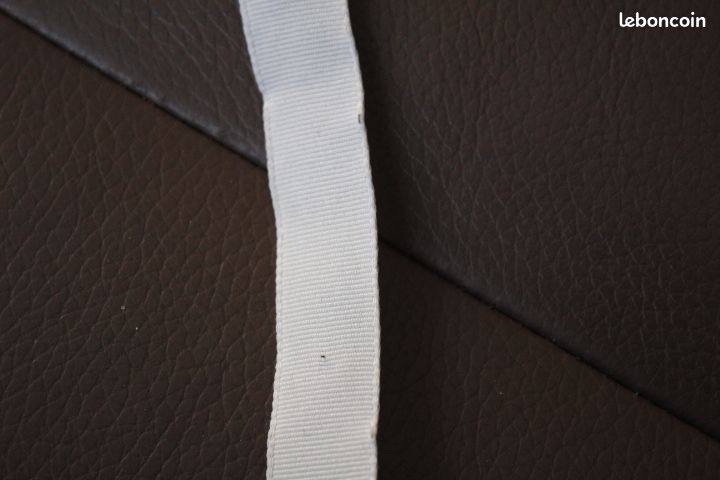 0.10 cts le mètre - Méga bobine de 202 mètres de ruban blanc (image 10)