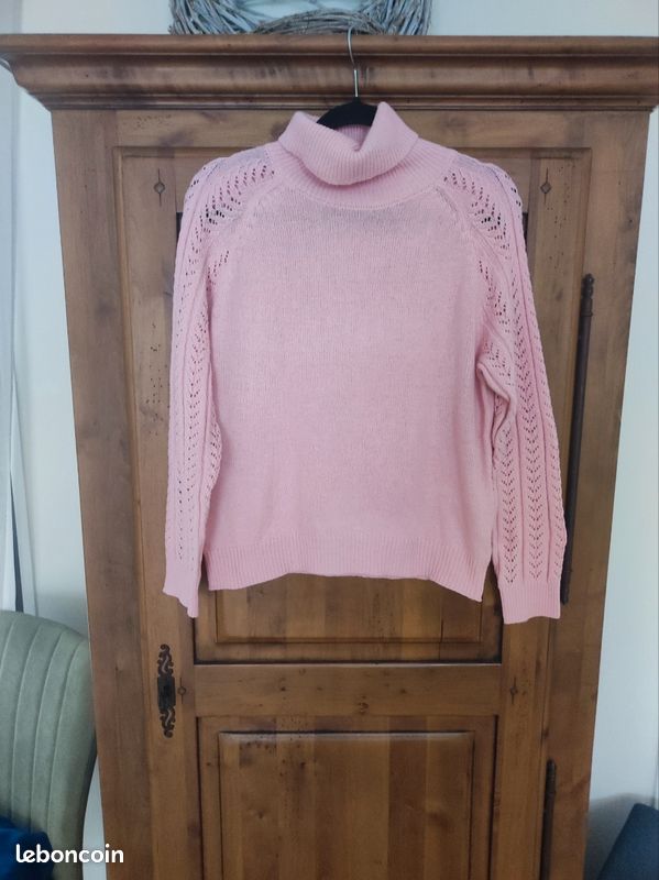 Pull femme col roulé (image 1)