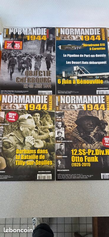 [LOT DE 17] Collection Magazines "Normandie 1944" - Éditions Heimdal (WW2 / D-Day) + N°1 (image 1)