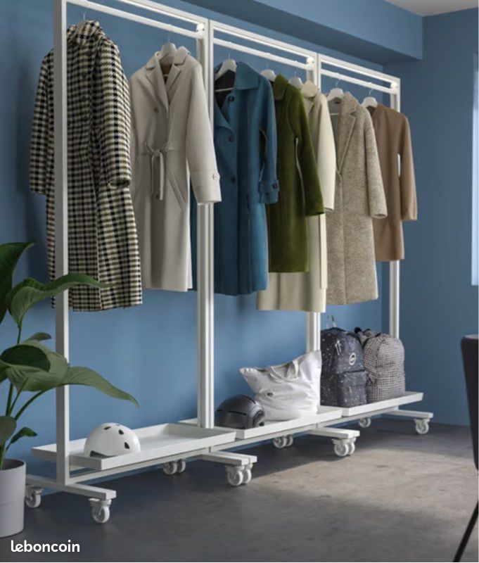 IKEA MITTZON – Structure avec roulettes 85 × 205 × 50 cm – Neuve emballée (image 1)