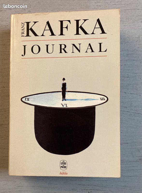 Franz Kafka : 3 Livres Collection De Poche (Journal-Le Procès-La Colonie Pénitentiaire) / 1 Sac Plastique Du Musée Franz Kafka, Prague (36x27 Cm) (image 4)
