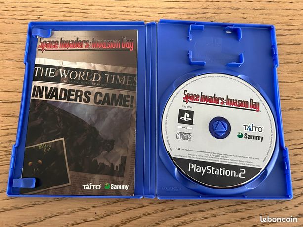 Jeu Space Invaders Invasion Day PS2 - Neuf Sous Blister, Taito, édition PAL, Sortie 2003