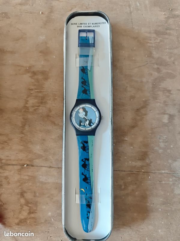 Montre Tintin série limitée et numérotée 1994 (image 1)