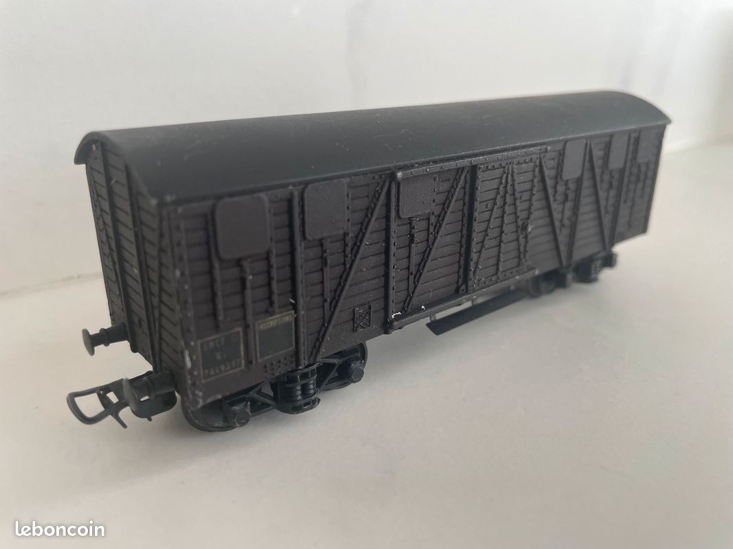 SMCF HO – Wagon de Marchandises – SNCF KY 7419347 – Marron / Zamac (image 4)
