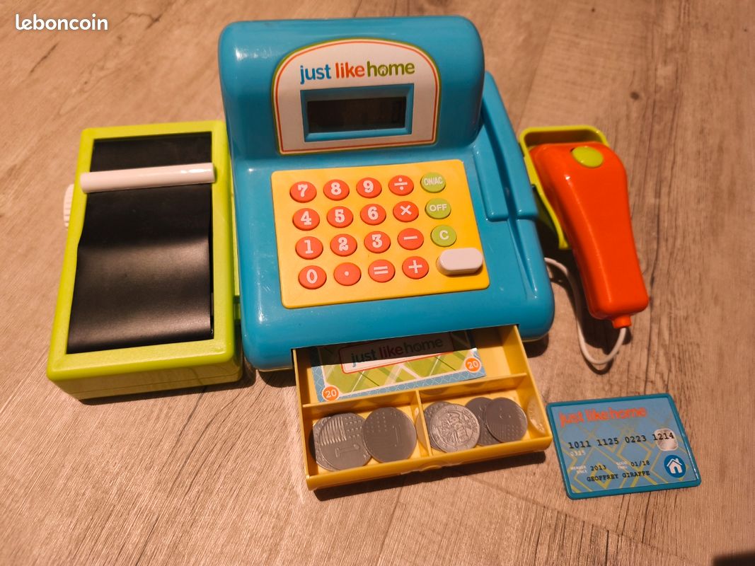Caisse enregistreuse avec scanner et monnaie (image 4)