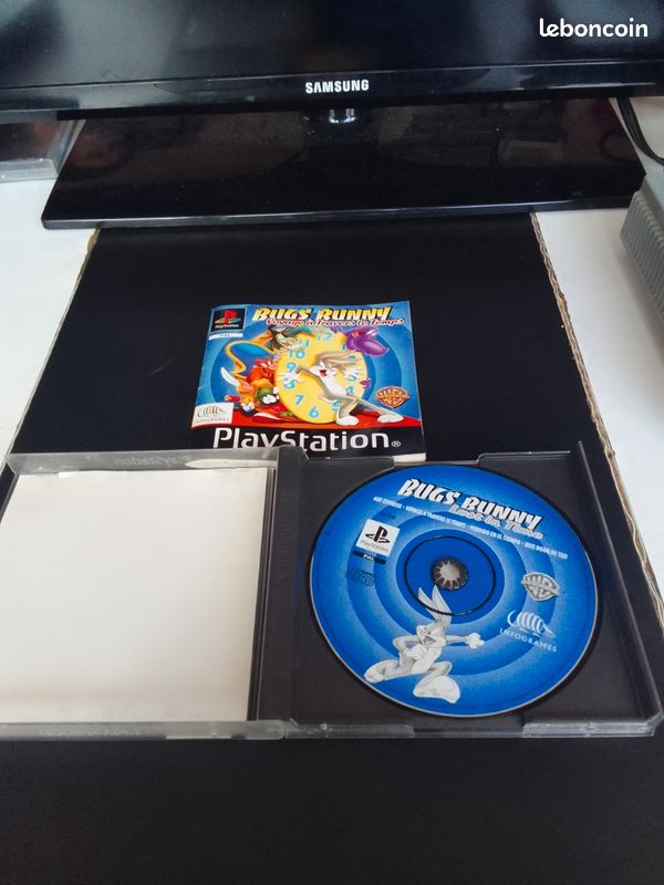 Jeu PS1 Bugs Bunny Voyage à Travers Le Temps - Version PAL, Infogrames, Bon État