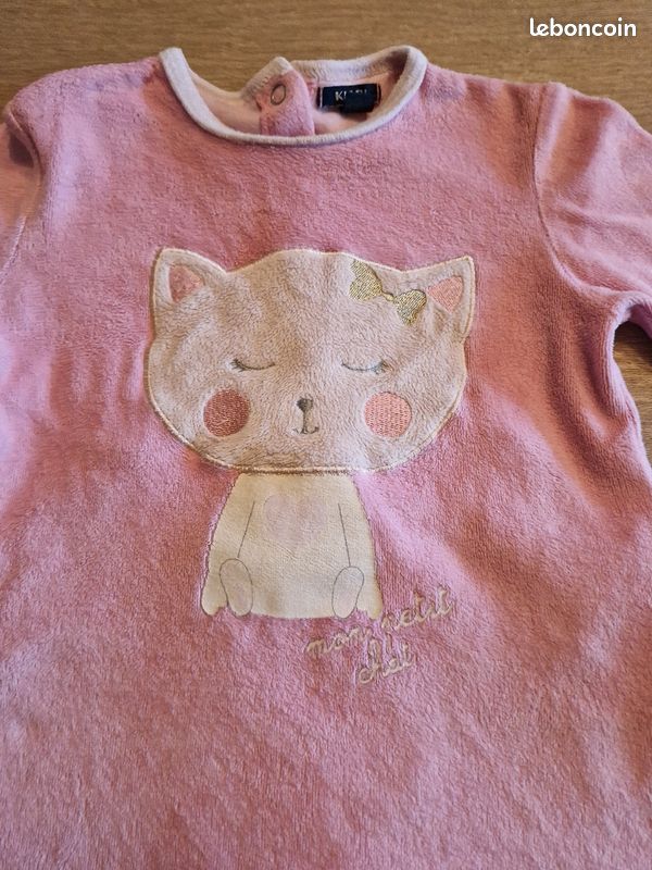 Pyjama Chat 🐱 Kiabi 12 mois (image 3)