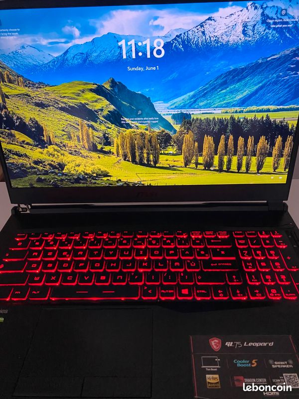 Ordinateur MSI GL75 Leopard (image 1)