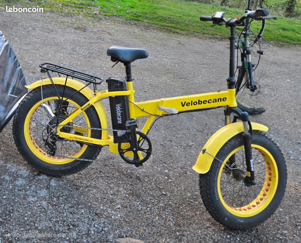 Velobecane Pliant Velobecane Accessoires Velobecane Snow Jaune