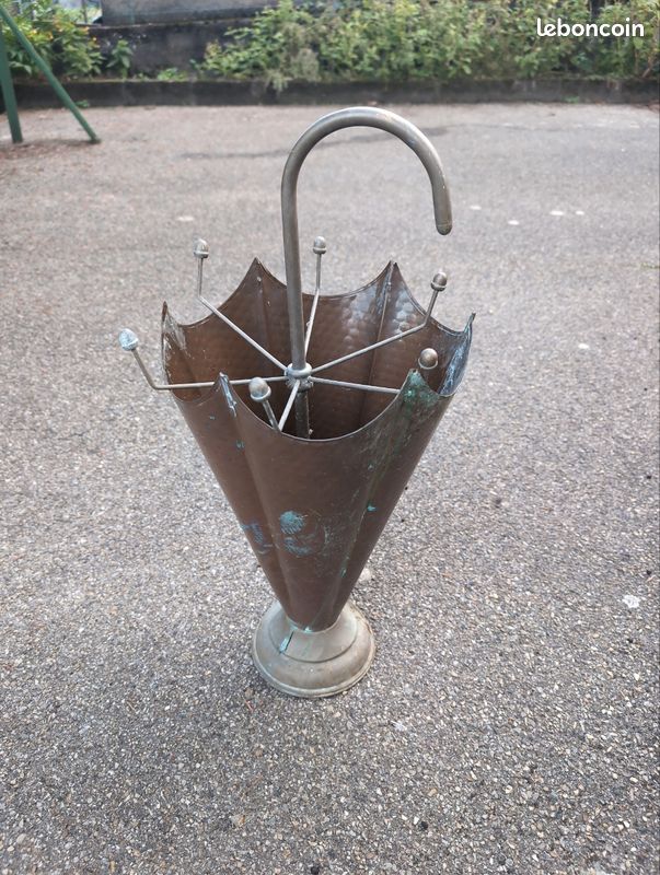 Porte parapluie cuivre (image 1)