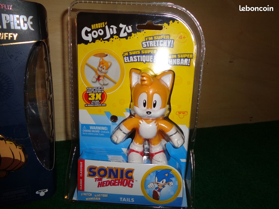 Heroes of Goo Jit Zu: Lot de 3 blister neuf "Marvel-One Piece-Sonic" (image 8)