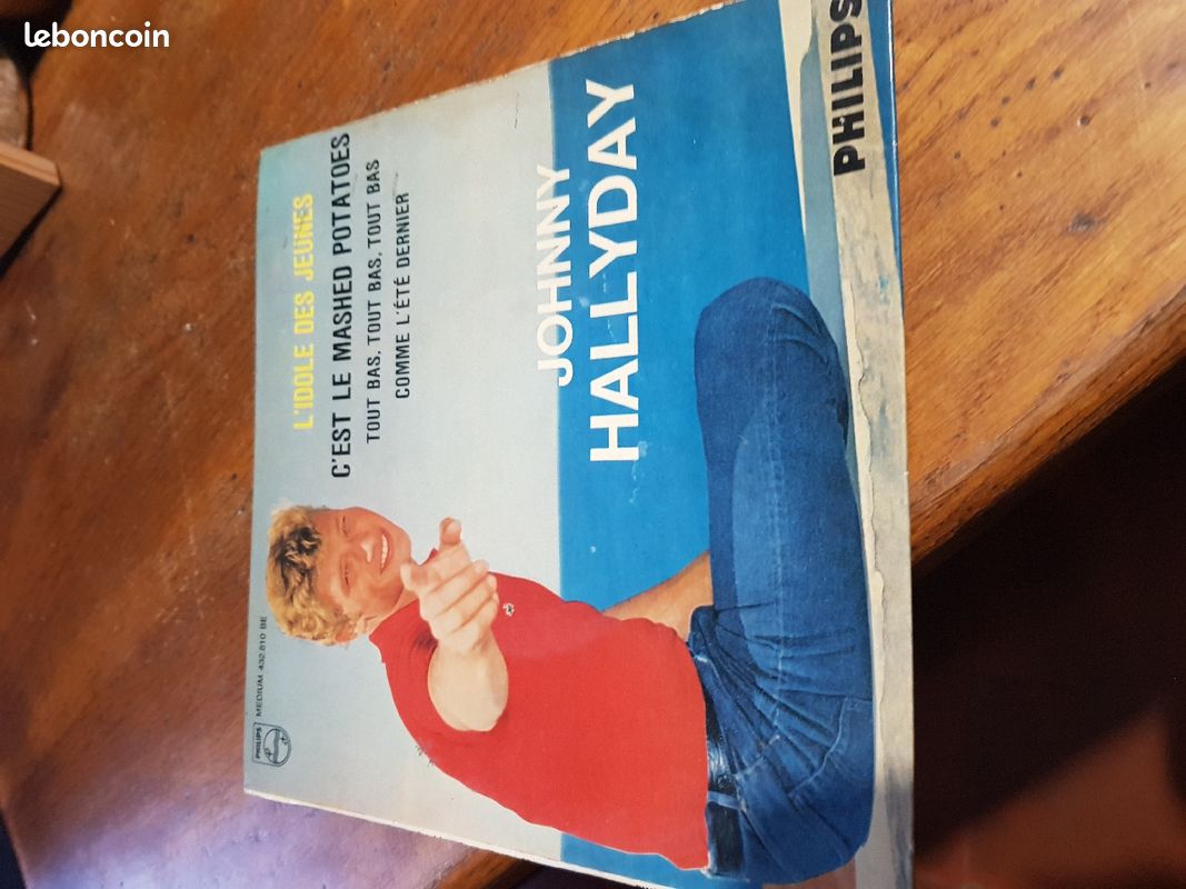 Lot 45 tours johnny hallyday (image 4)