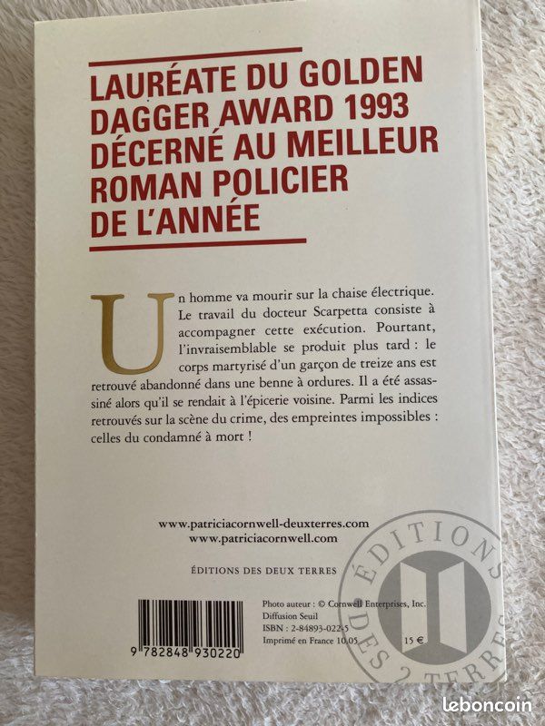Une peine d’exception Patricia Cornwell (image 2)