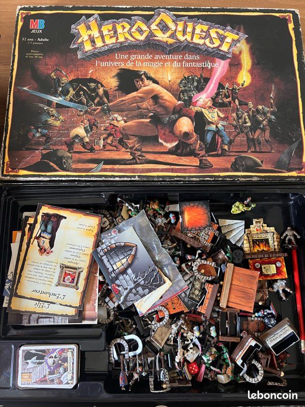 JEU DE SOCIÉTÉ MB HERO QUEST LE RETOUR DU SORCIER EN BOITE | UK