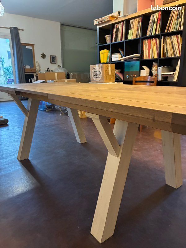 Table chêne véritable Seron marque française (image 5)