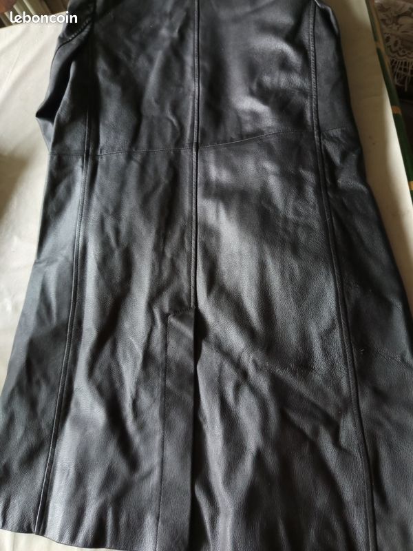 Manteau simili cuir T 38 (image 8)