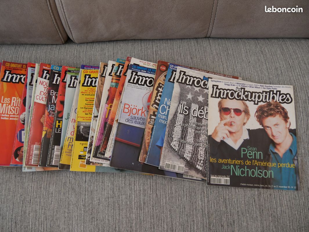 Revue Les Inrockuptibles (entre 1995 et 2005), vente au numéro 1 ou lot (image 3)