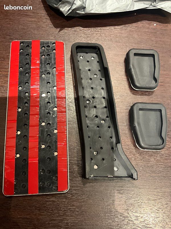 Repose-Pieds Voiture Antidérapant - Pour Ford Focus, Fiesta, Mondeo - Acier Inox, Style Sport - Installation Facile