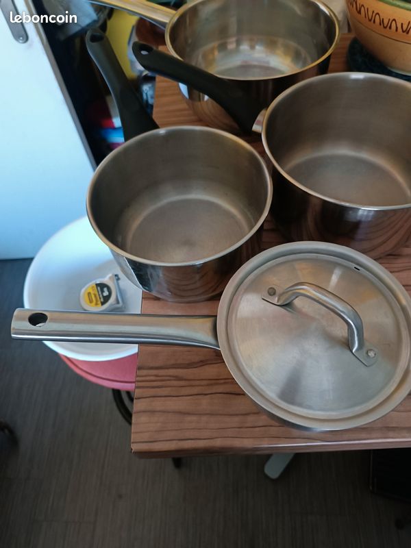 4 casseroles inox compatible induction (image 2)