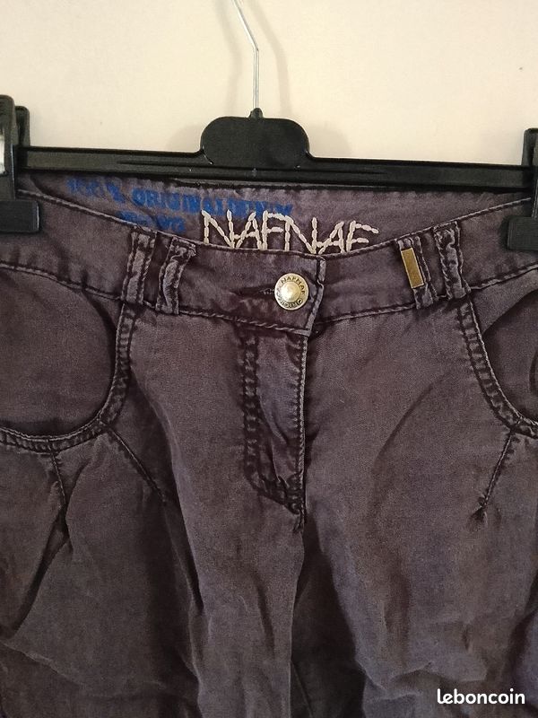 đ IdĂ©al pour cet Ă©tĂ© NAF NAF Taille 36 Pantalon fluide marron type sarouel en parfait Ă©tat đ (image 4)