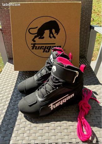 Bottes de moto Furygan femme Zephyr D3O WP Chaussures