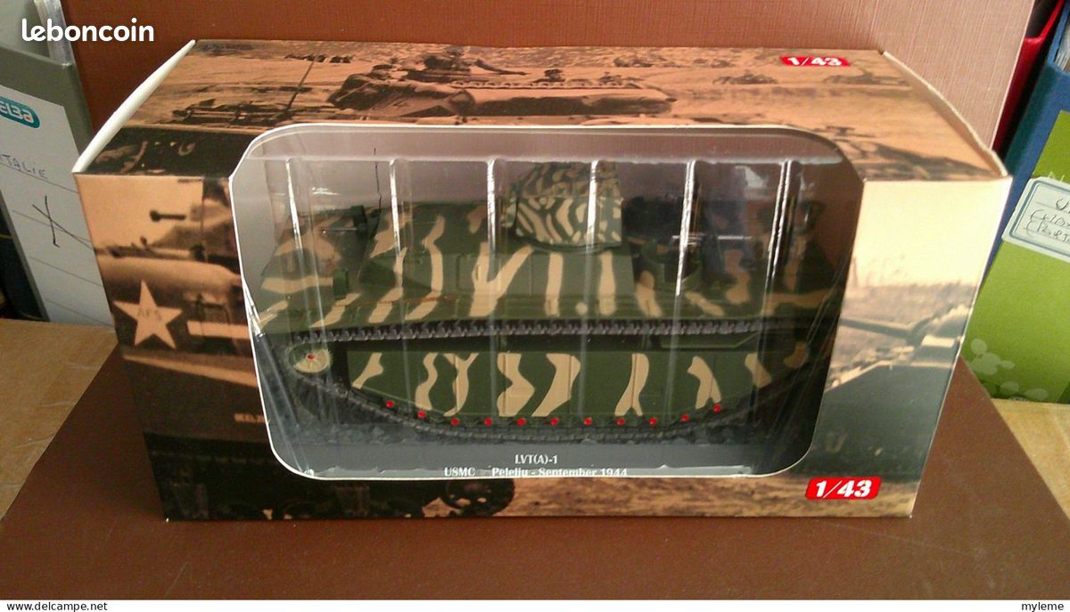 DO-102 Altaya LVT (A)-1 échelle 1/43 en parfait état dans sa boite d'origine (image 2)